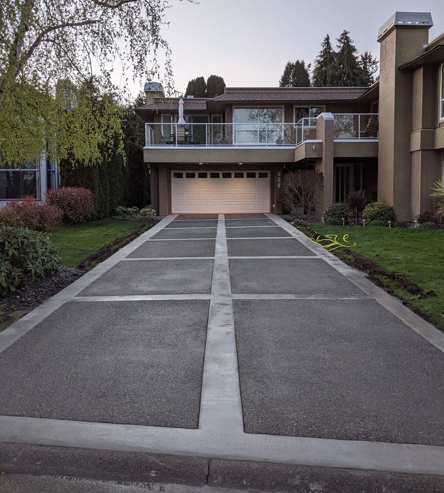 Decorative Concrete Driveway