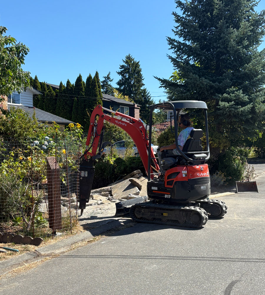 Victoria BC Concrete Excavation